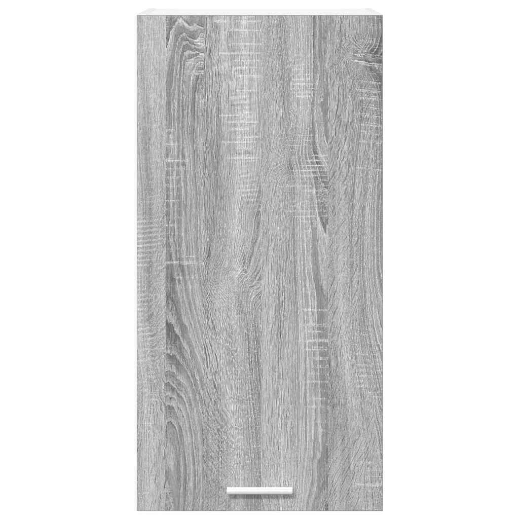 Hængeskab med dør Riga Grå Sonoma og Hvid 40 x 31 x 80 cm