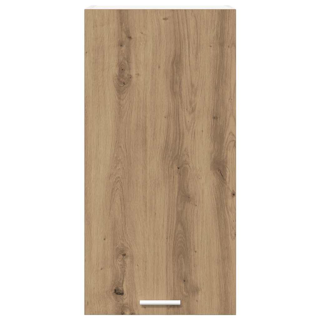 Hængeskab med dør Riga Artisan eg og hvid 40 x 31 x 80 cm
