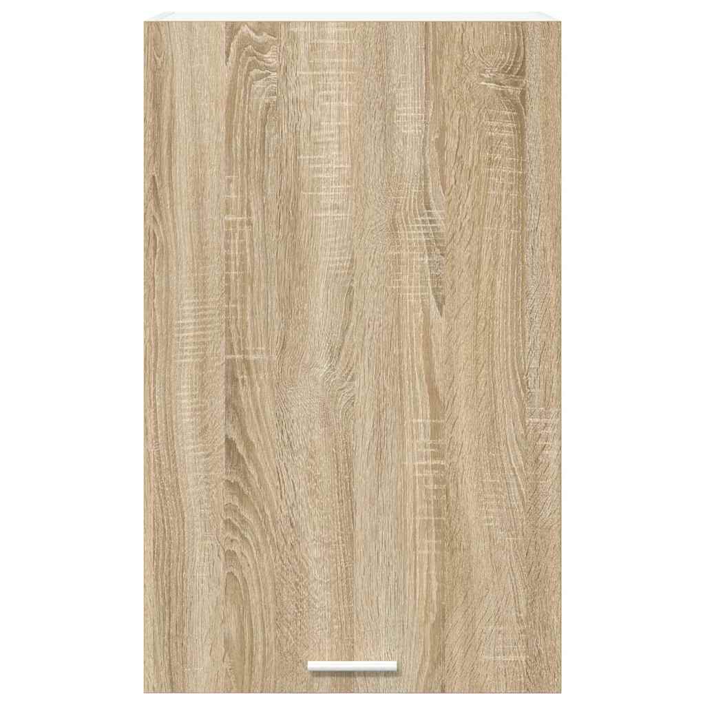 Hængeskab med opbevaring Riga Sonoma Eg og Hvid 50 x 31 x 80 cm