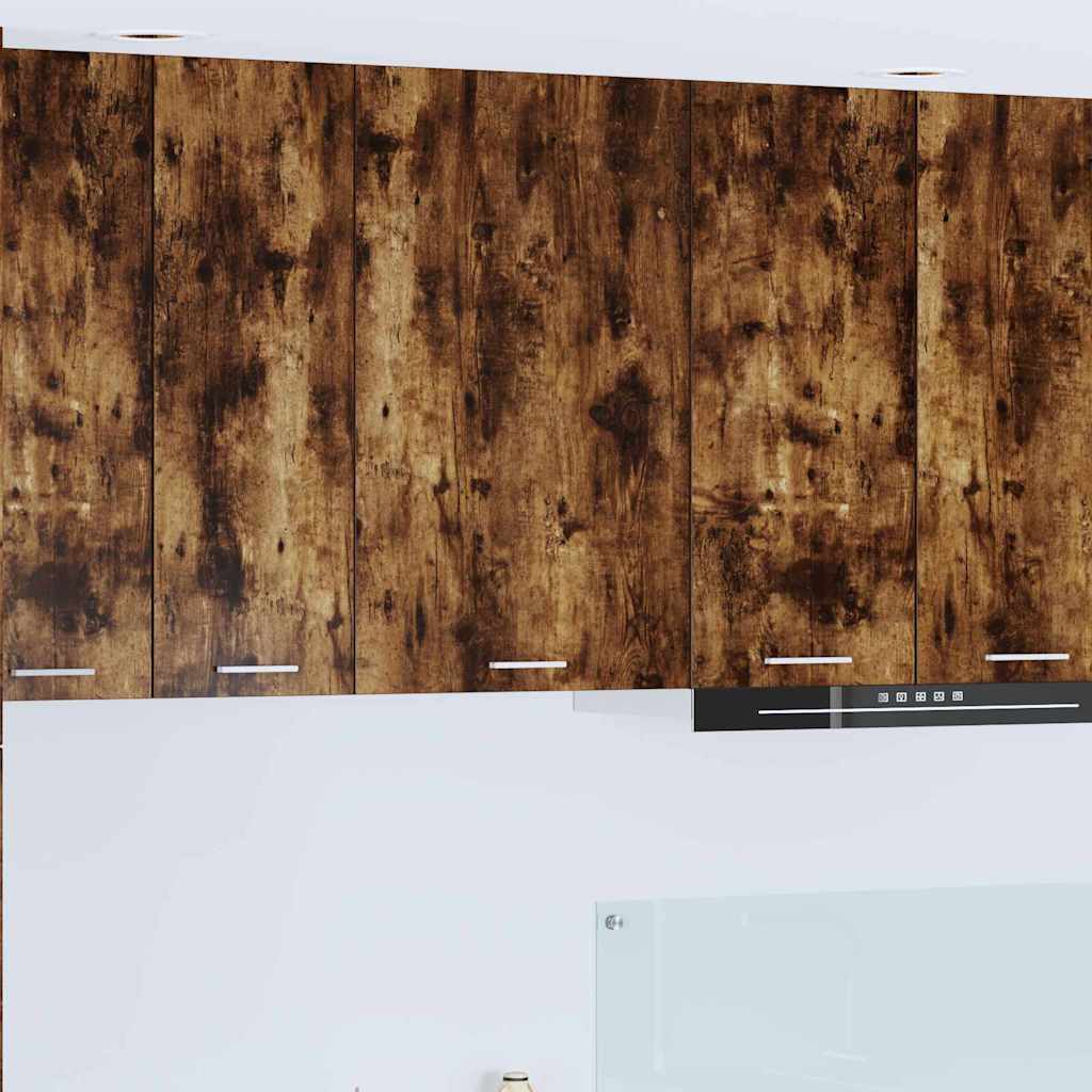 Hængeskab Riga Røget Eg og Hvid 50 x 31 x 80 cm Konstrueret træ