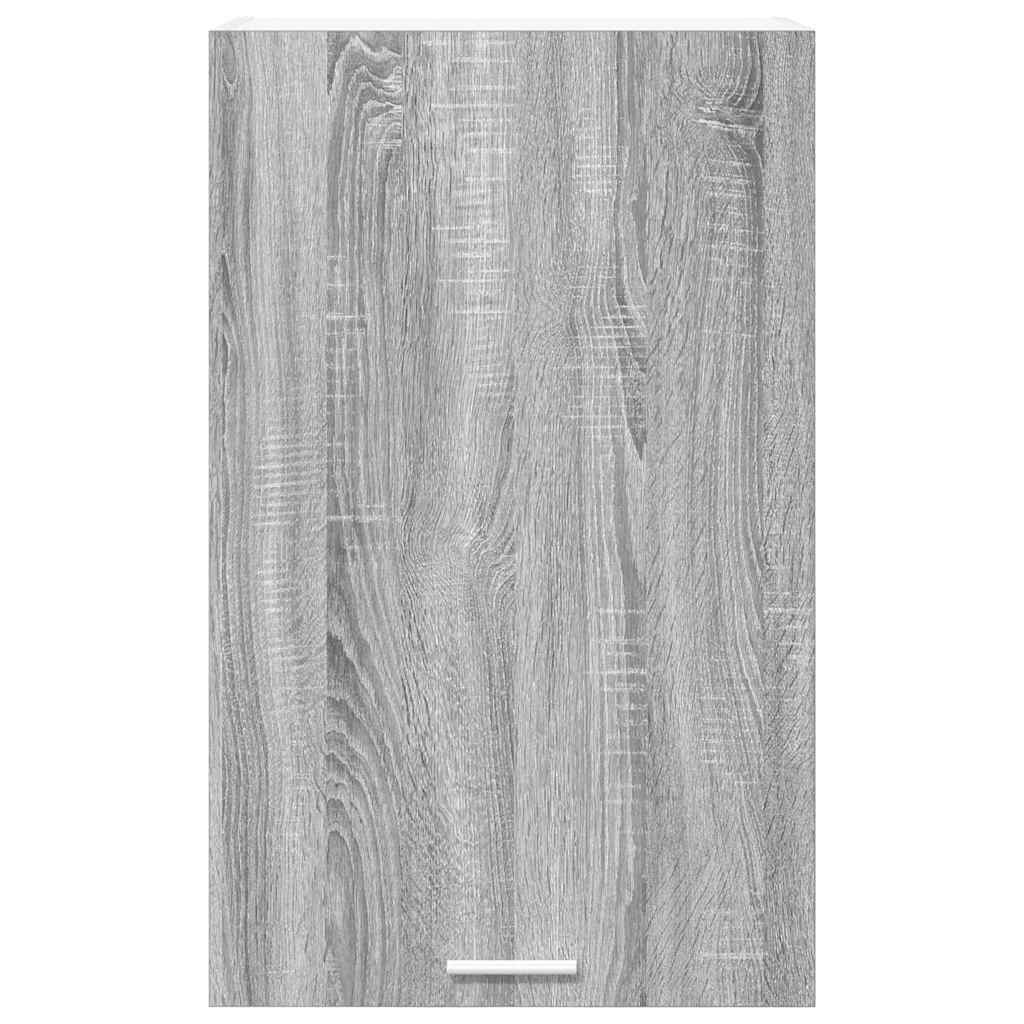 Hængeskab med dør Riga Grå Sonoma og Hvid 50 x 31 x 80 cm