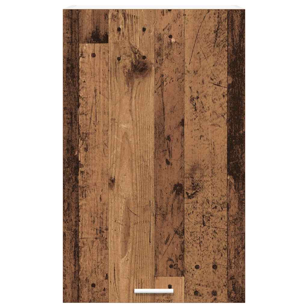 Hængeskab med dør Riga Gammelt træ og Hvid 50 x 31 x 80 cm
