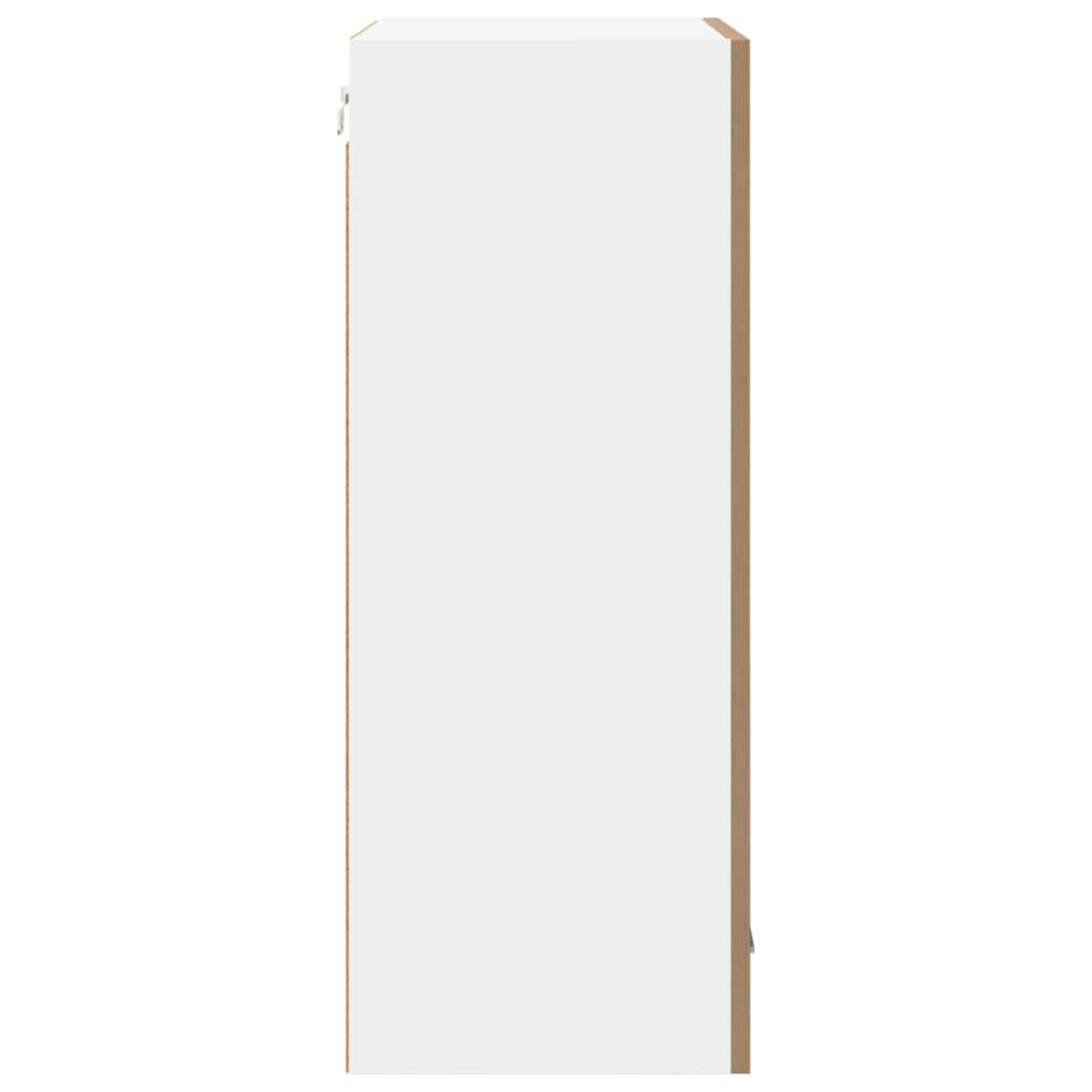 Hængeskab med dør Riga Artisan eg og hvid 50 x 31 x 80 cm