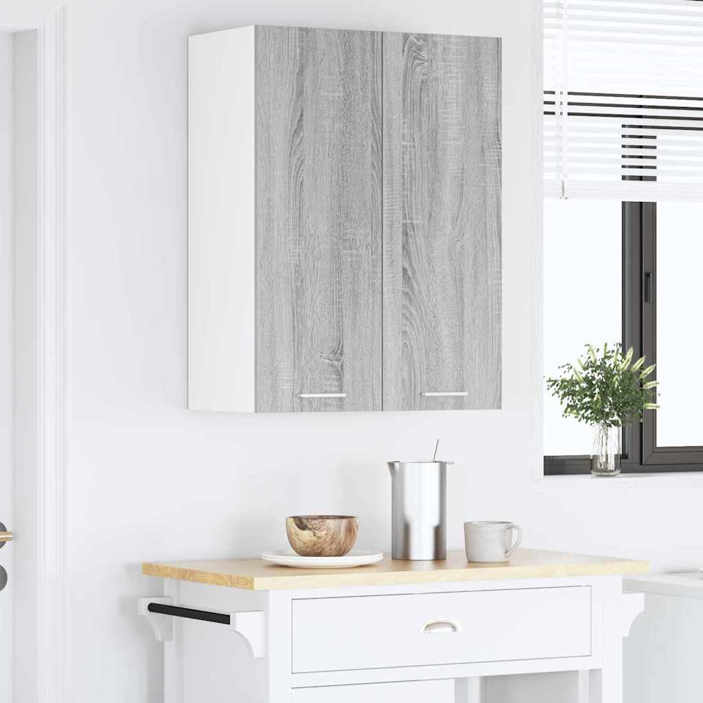 Hængeskab Riga Grå Sonoma 60 x 31 x 80 cm Konstrueret træ