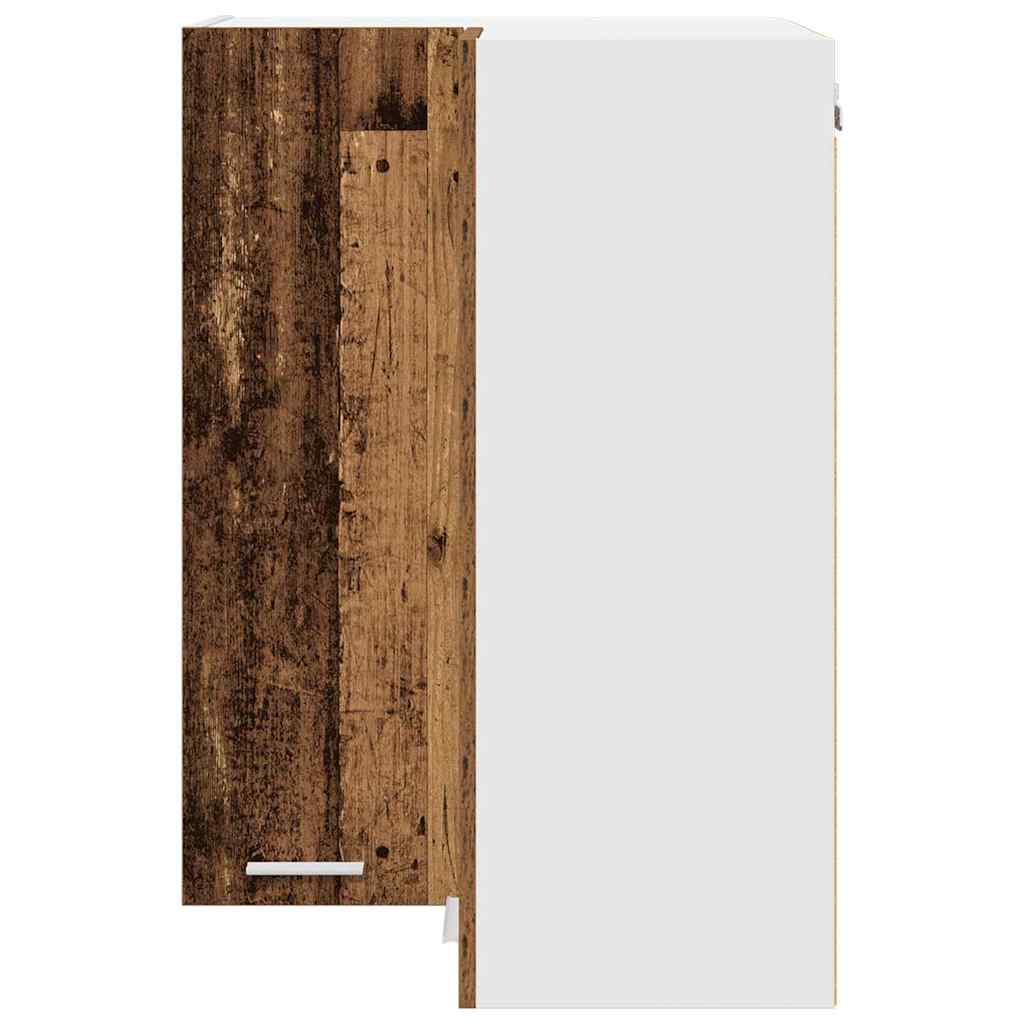 Hængeskab Riga Gammelt træ og Hvid 57 x 57 x 80 cm