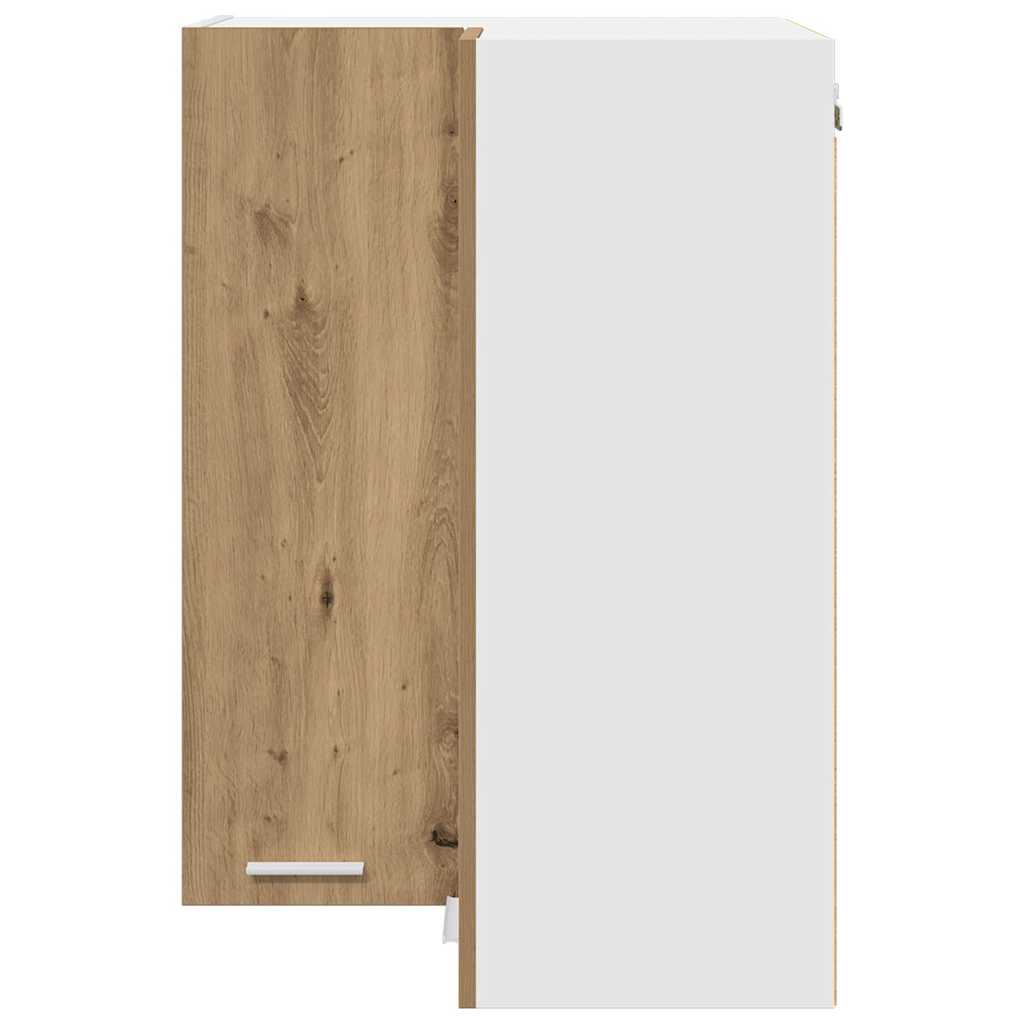 Hængeskab Riga Artisan eg og hvid 57 x 57 x 80 cm