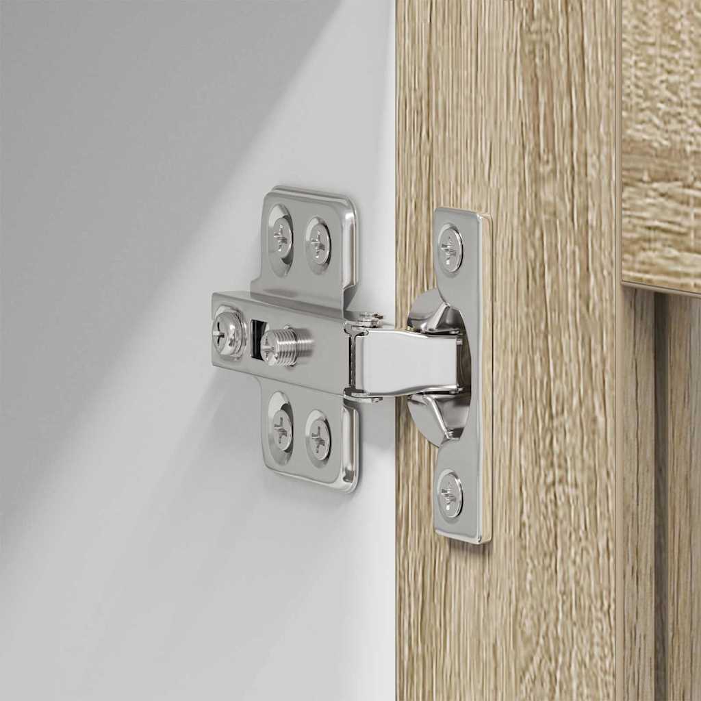 Hængeskab Riga 2 pcs Sonoma eg 40 x 31 x 80 cm Konstrueret træ