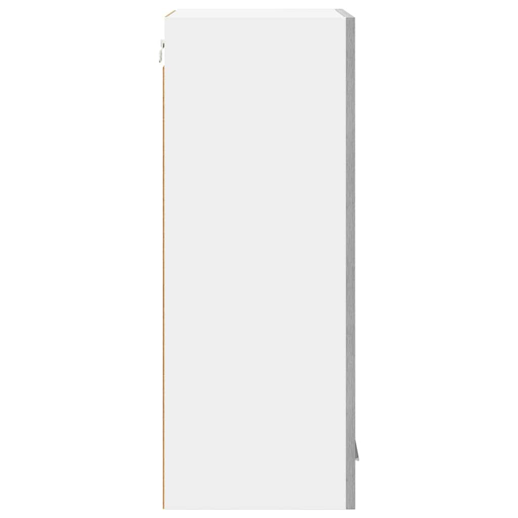 Hængeskab Riga 2 pcs Grå Sonoma 40 x 31 x 80 cm Konstrueret træ