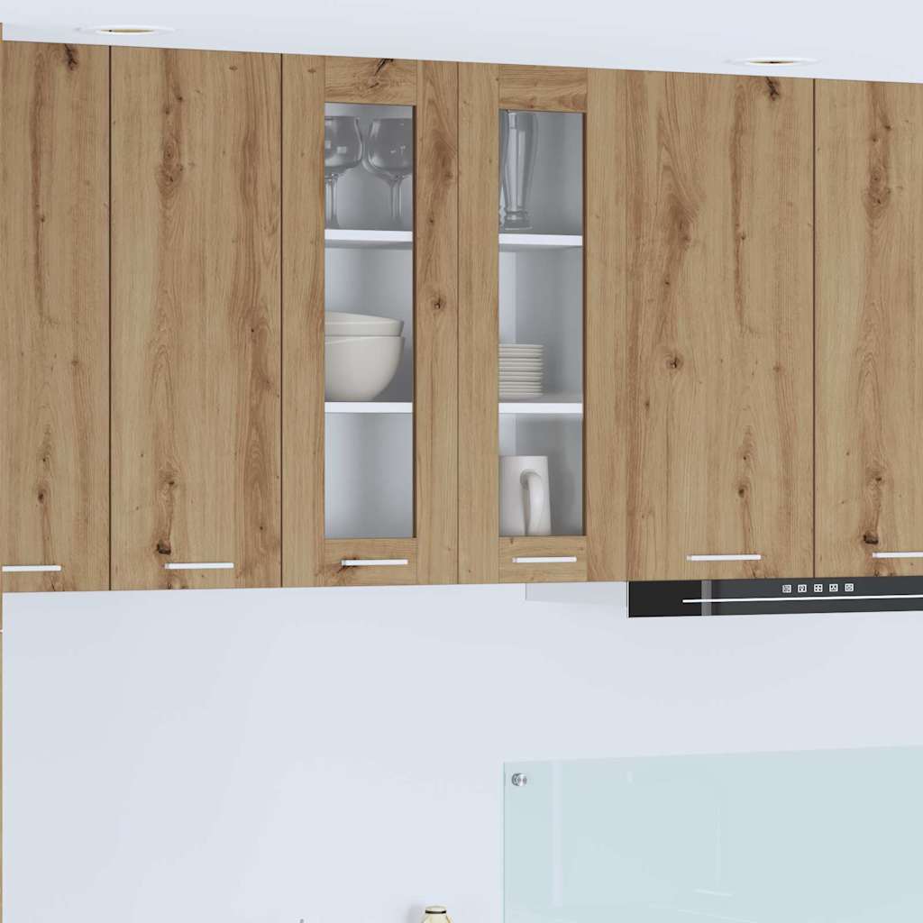 Hængeskab Riga Artisan Egetræ 60 x 31 x 80 cm Konstrueret træ