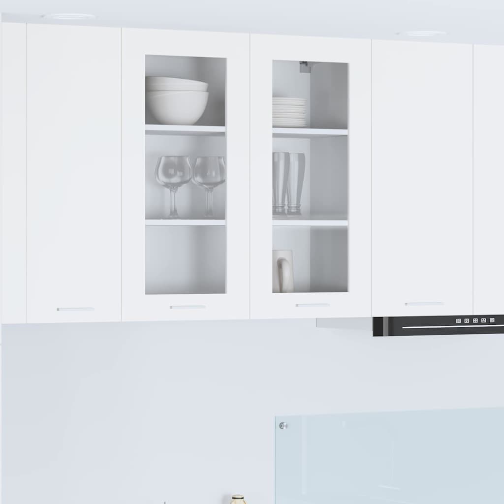 Hængeskab med dør Riga Hvid 80 x 31 x 80 cm Konstrueret træ