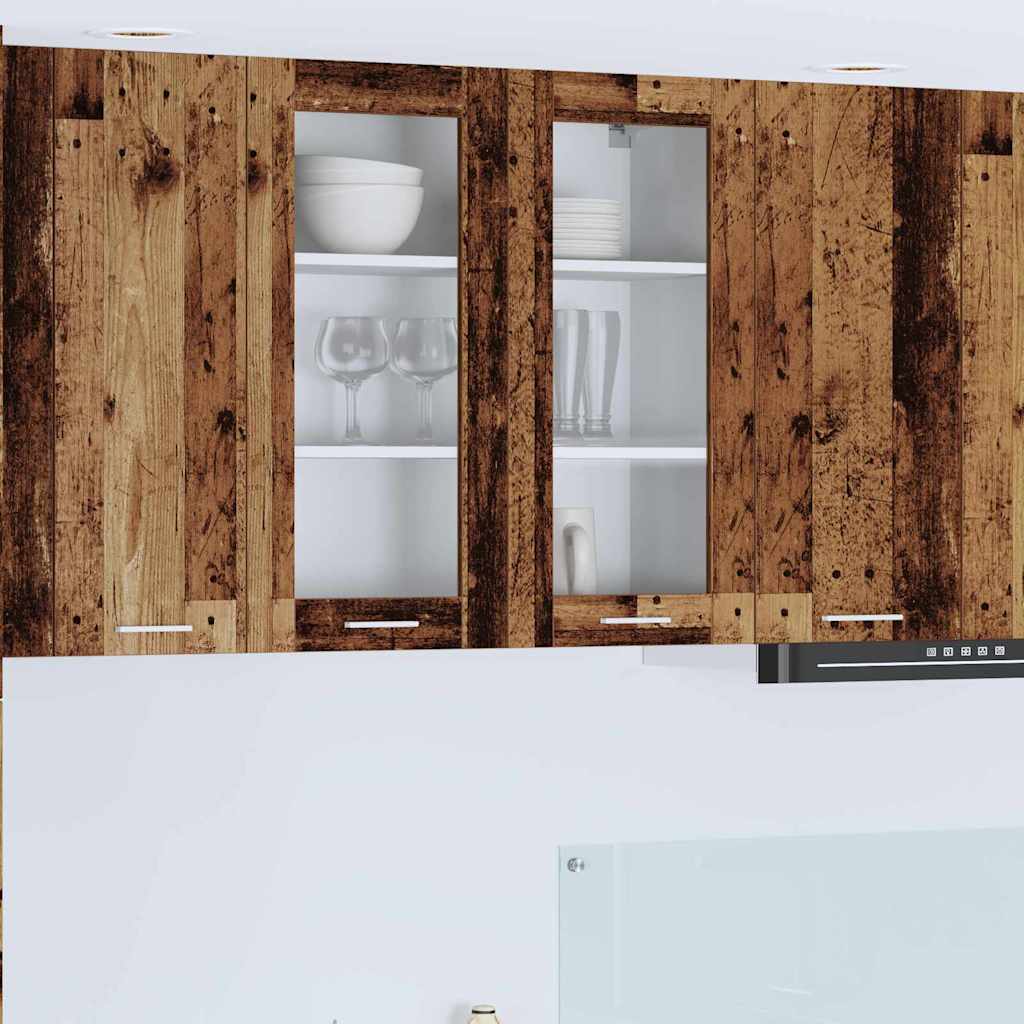 Hængeskab Riga Gammelt træ 80 x 31 x 80 cm Konstrueret træ