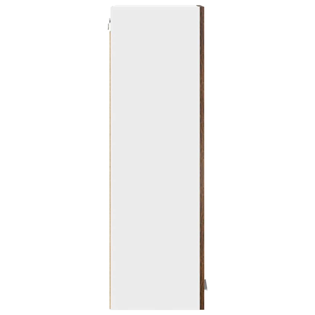 Hængeskab Riga Røget eg 30 x 31 x 100 cm Konstrueret træ