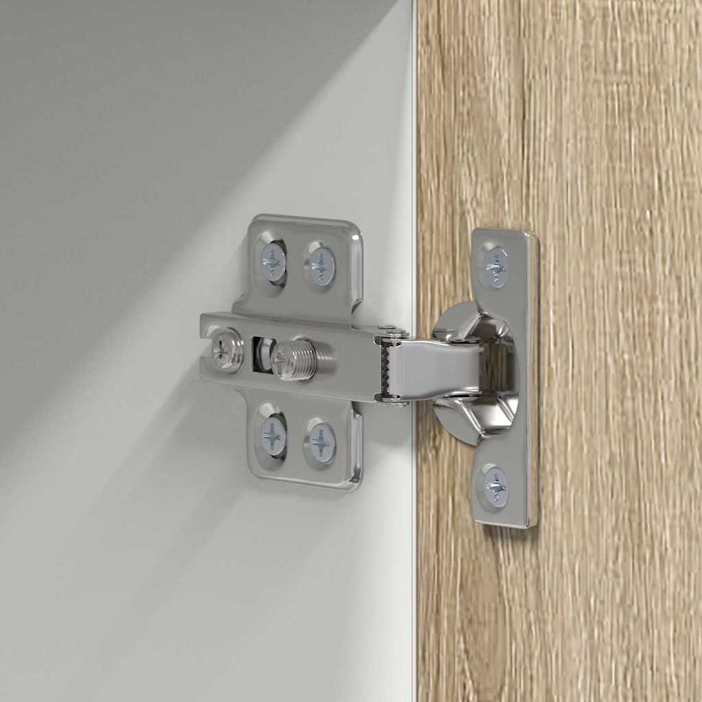 Hængeskab med dør Riga Sonoma Eg og Hvid 50 x 31 x 100 cm