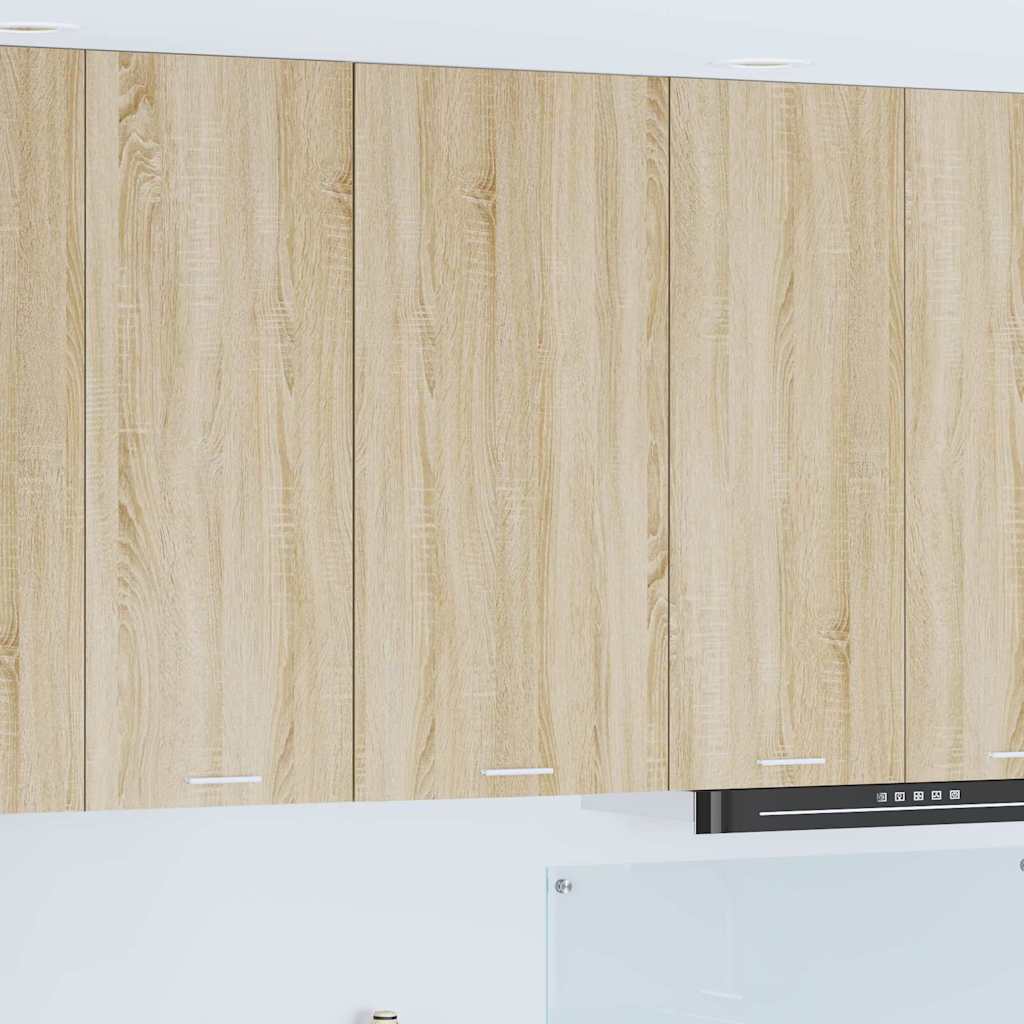 Hængeskab med dør Riga Sonoma Eg og Hvid 50 x 31 x 100 cm