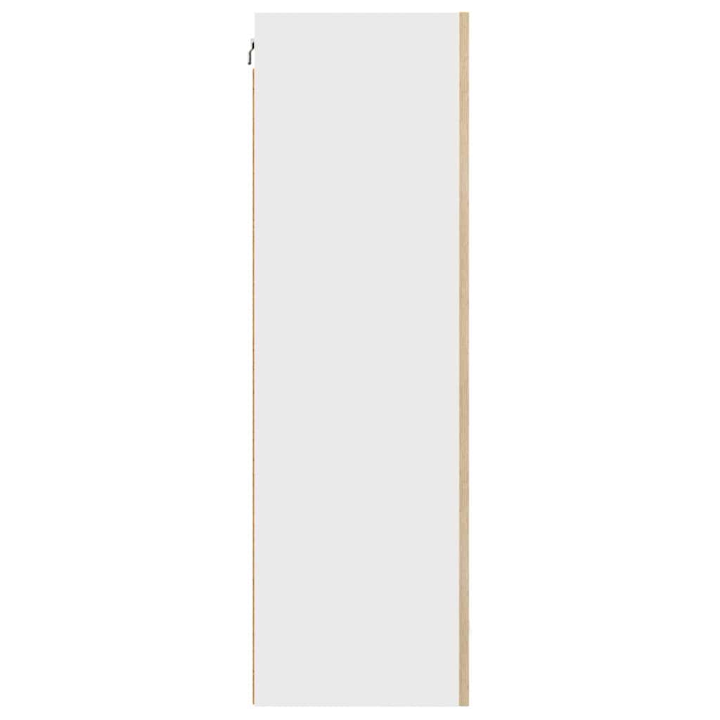 Hængeskab med dør Riga Sonoma Eg og Hvid 50 x 31 x 100 cm