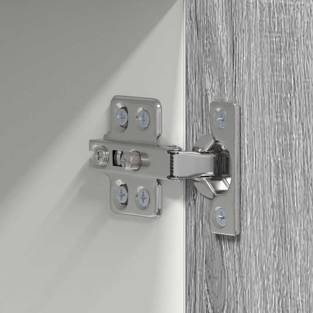 Hængeskab med dør Riga Grå Sonoma og Hvid 50 x 31 x 100 cm