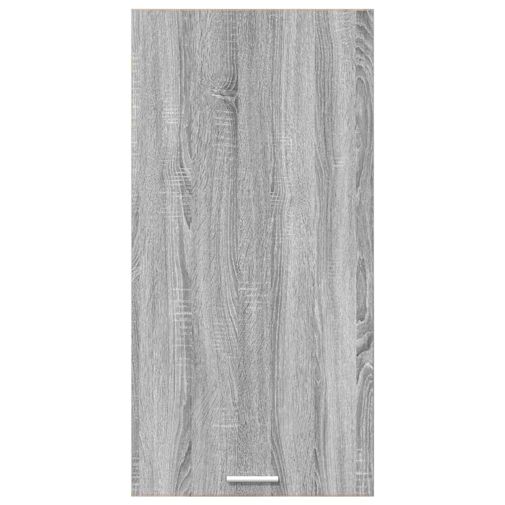 Hængeskab med dør Riga Grå Sonoma og Hvid 50 x 31 x 100 cm