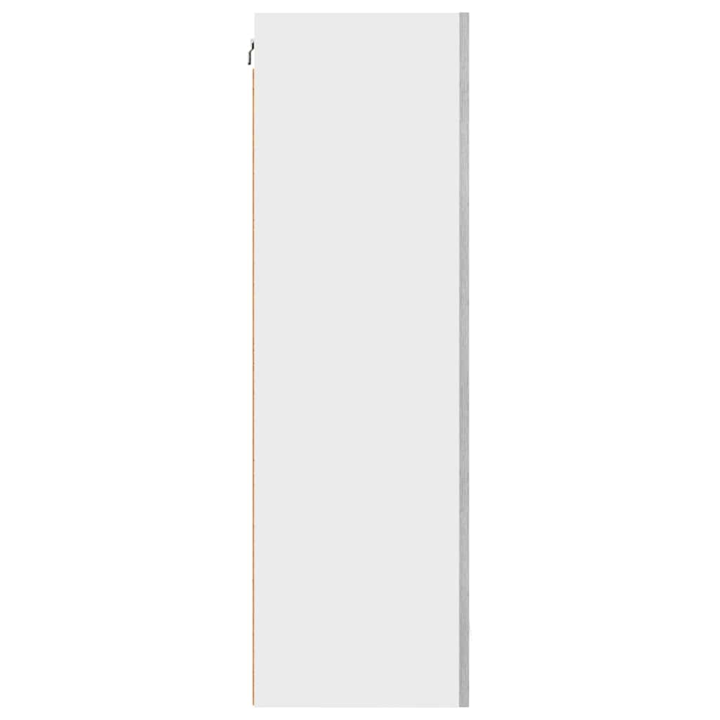 Hængeskab med dør Riga Grå Sonoma og Hvid 50 x 31 x 100 cm