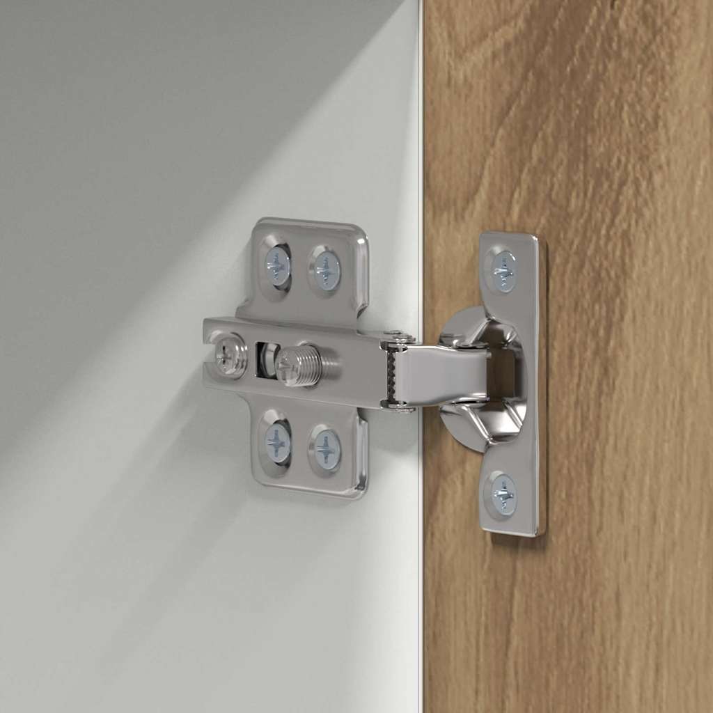 Hængeskab med dør Riga Artisan eg og hvid 50 x 31 x 100 cm