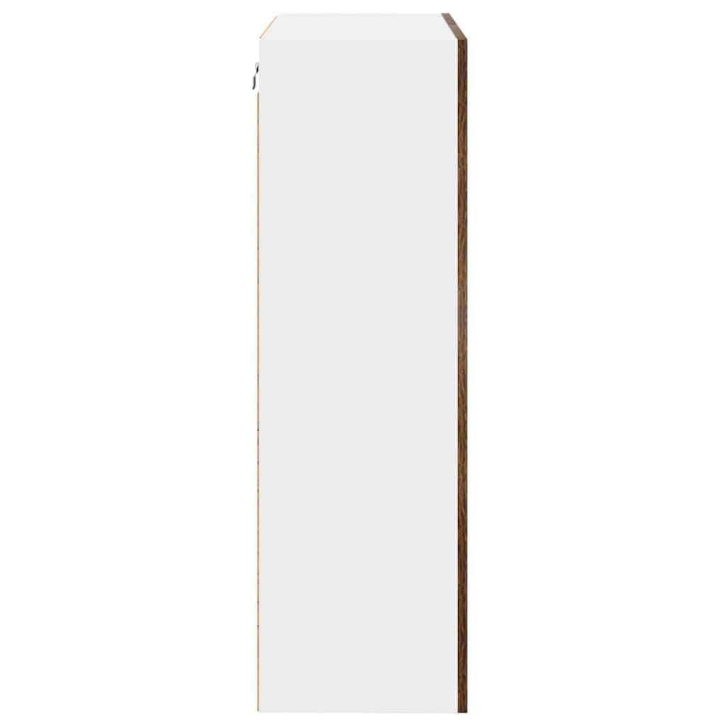 Hængeskab Riga Røget eg 60 x 31 x 100 cm Konstrueret træ