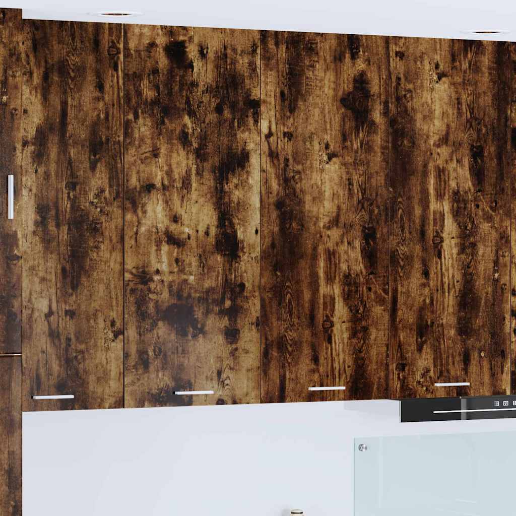 Hængeskab Riga Røget eg 80 x 31 x 100 cm Konstrueret træ