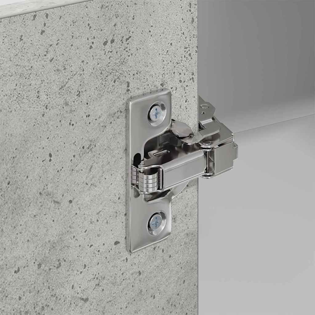 Hængeskab med dør Riga Beton grå og hvid 57 x 57 x 100 cm