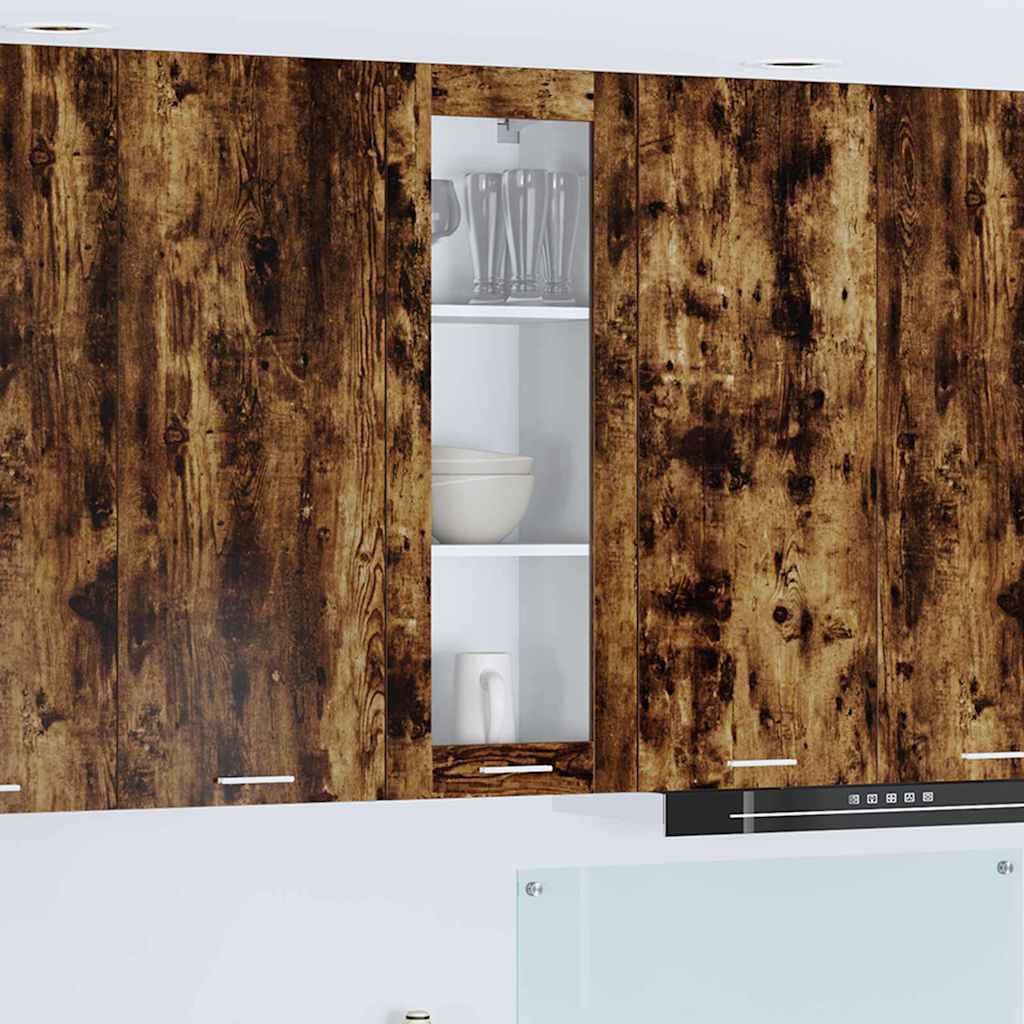 Hængeskab Riga Røget eg 40 x 31 x 100 cm Konstrueret træ