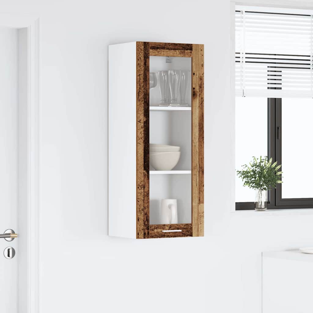 Hængeskab Riga Gammelt træ 40 x 31 x 100 cm Konstrueret træ