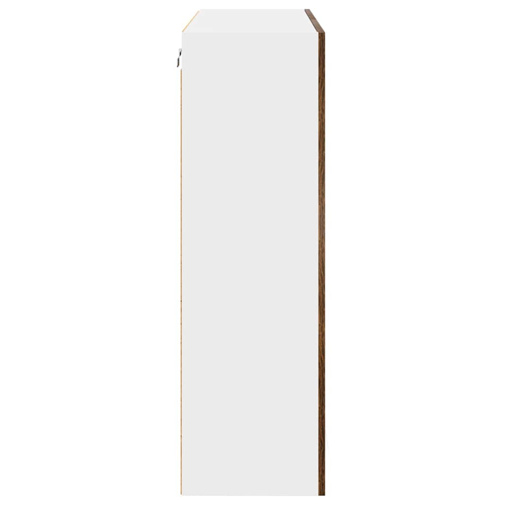 Hængeskab Riga Røget eg 80 x 31 x 100 cm Konstrueret træ