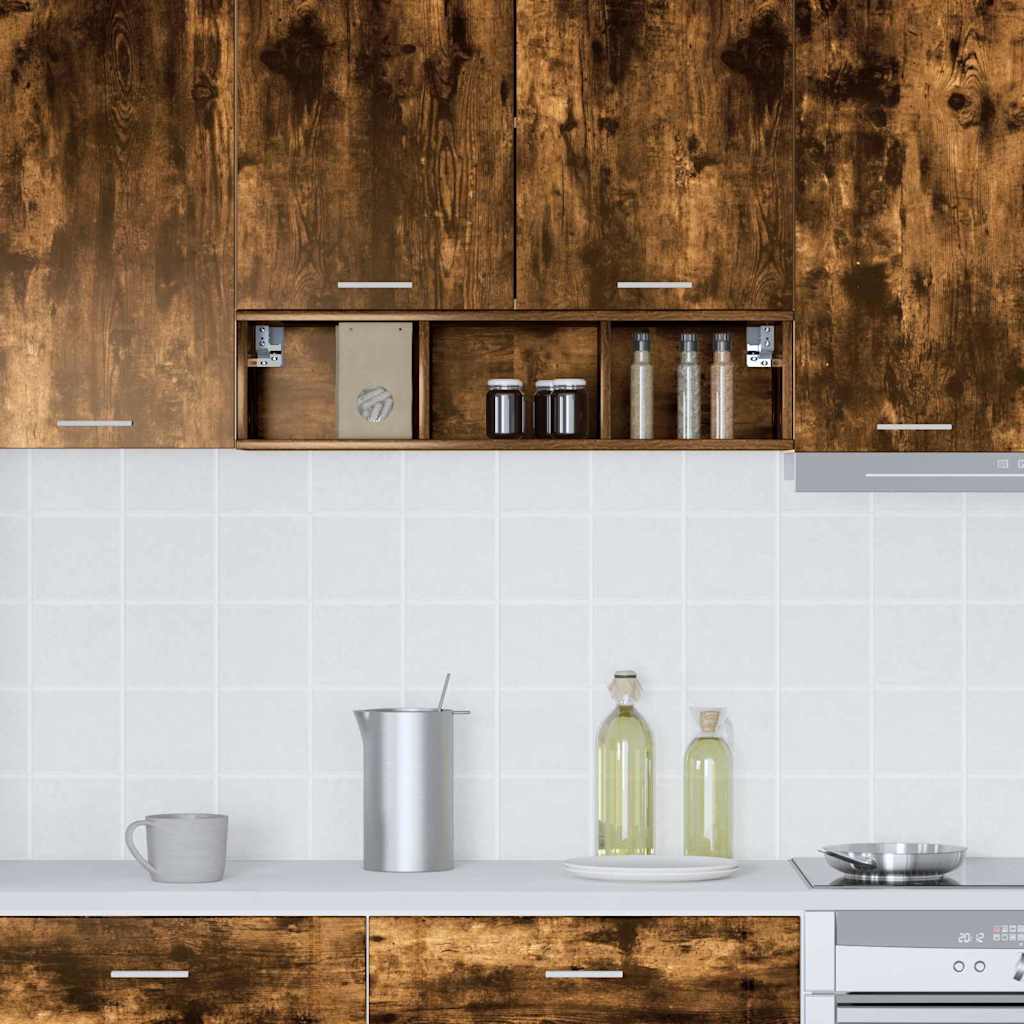 Hængeskab Riga Røget eg 20 x 29,5 x 80 cm Konstrueret træ