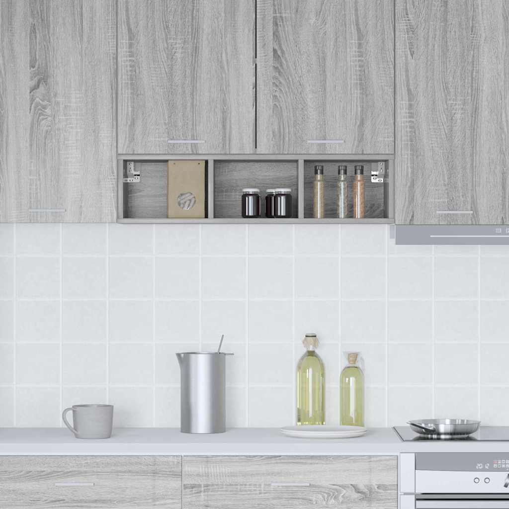 Hængeskab Riga Grå Sonoma 20 x 29,5 x 80 cm Konstrueret træ