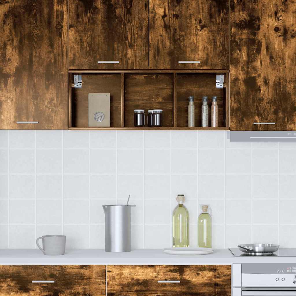 Hængeskab Riga Røget eg 30 x 29,5 x 80 cm Konstrueret træ