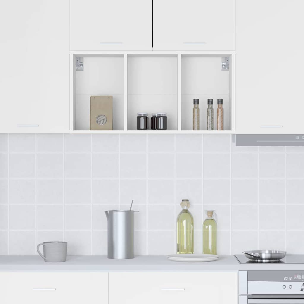 Hængeskab Riga Hvid 40 x 29,5 x 80 cm Konstrueret træ