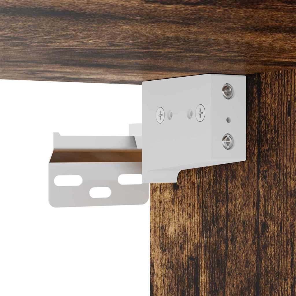 Hængeskab Riga Røget eg 40 x 29,5 x 80 cm Konstrueret træ