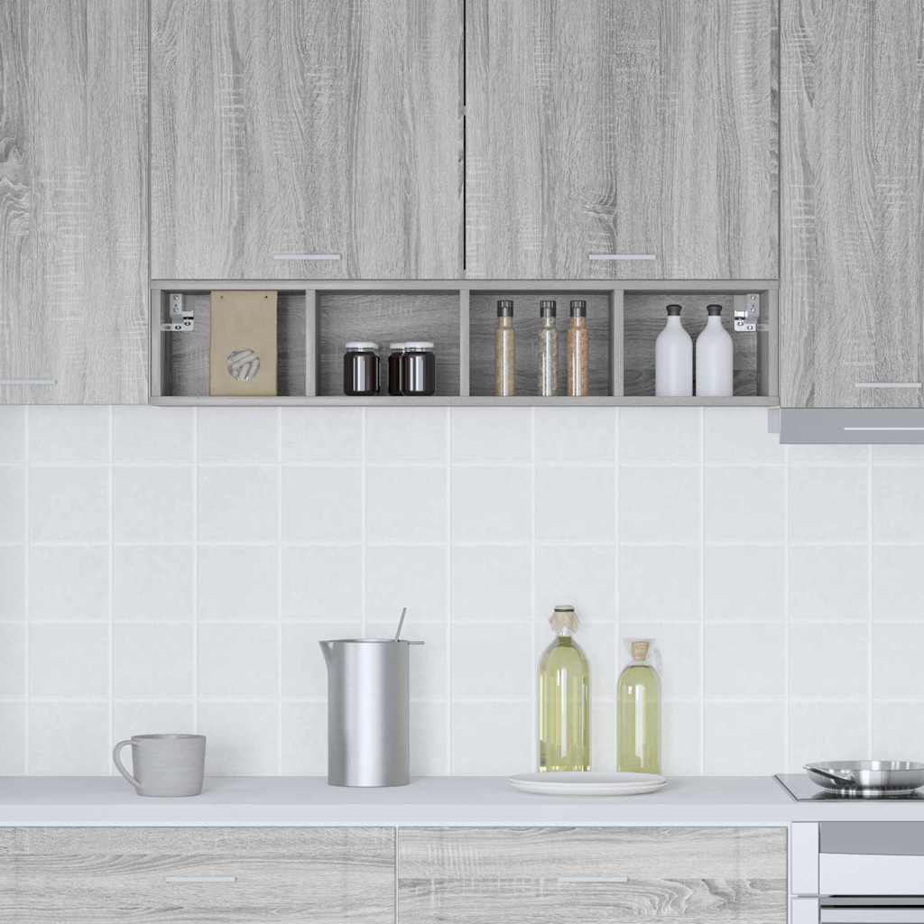 Hængeskab Riga Grå Sonoma 20 x 29,5 x 100 cm Konstrueret træ