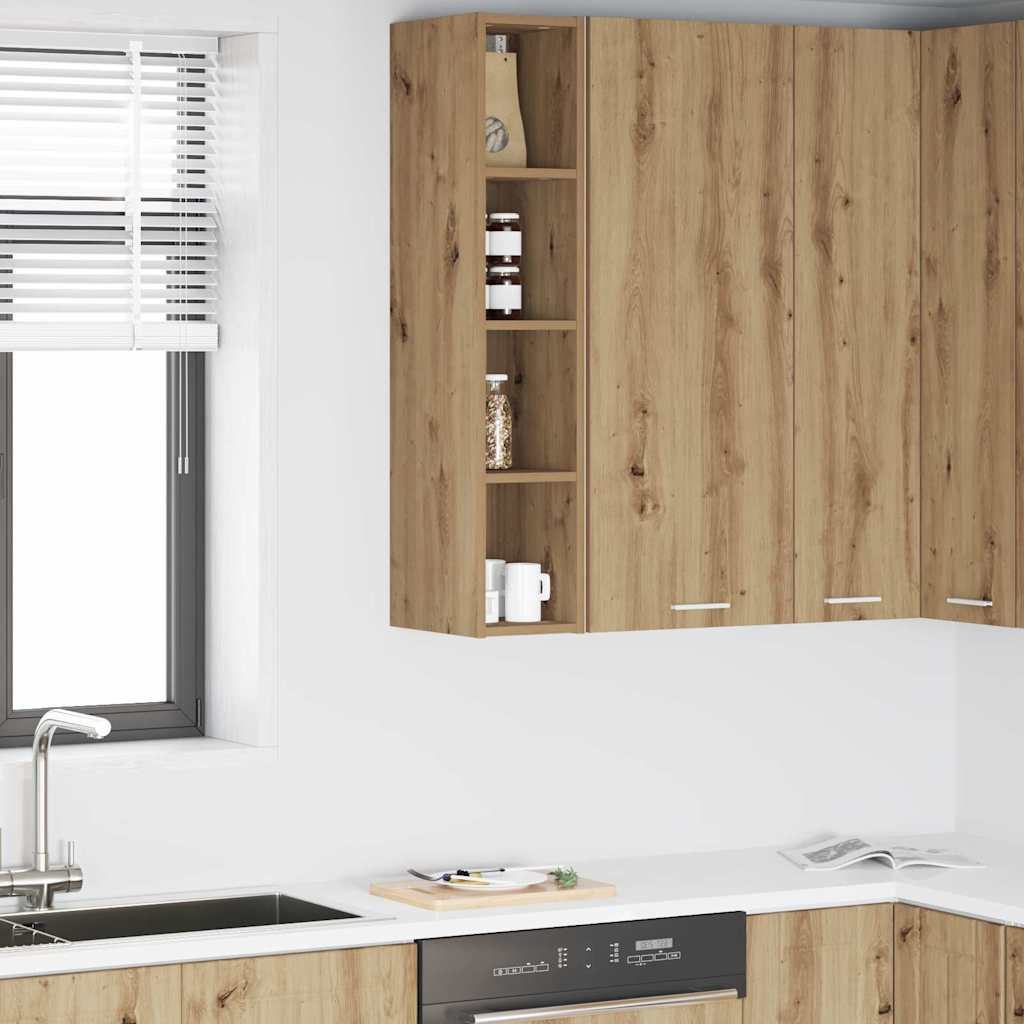 Hængeskab med opbevaring Riga Artisan Egetræ 20 x 29,5 x 100 cm