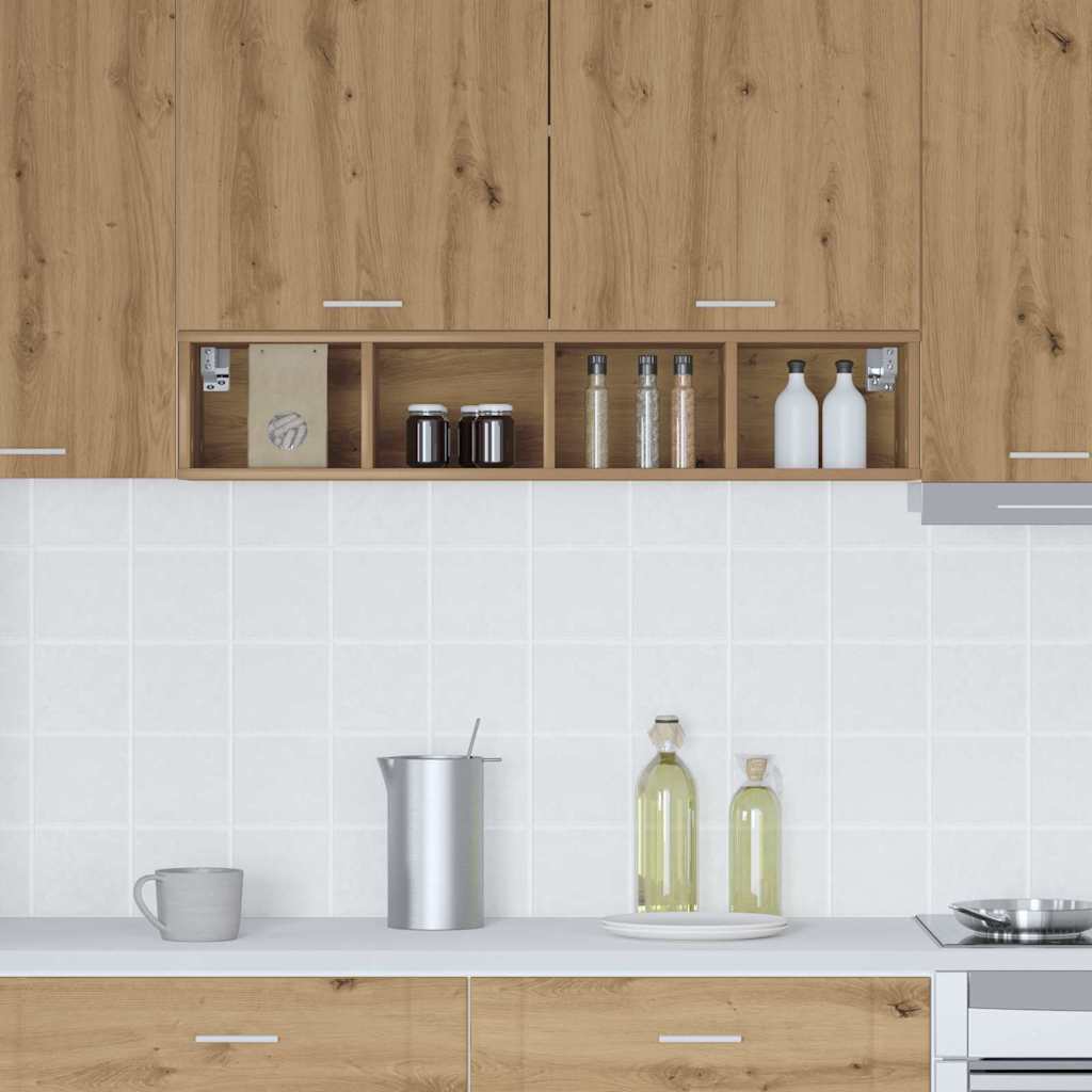 Hængeskab med opbevaring Riga Artisan Egetræ 20 x 29,5 x 100 cm