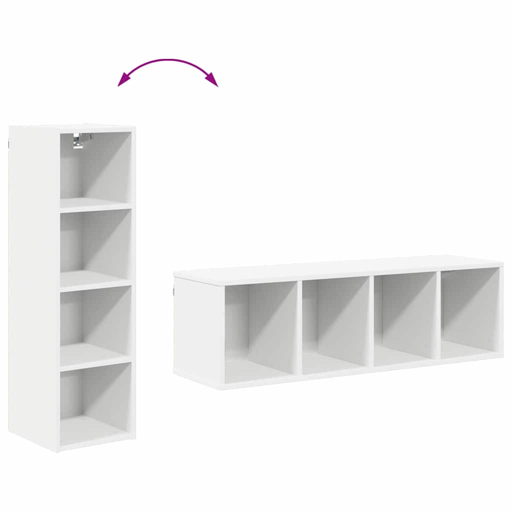 Hængeskab Riga Hvid 30 x 29,5 x 100 cm Konstrueret træ