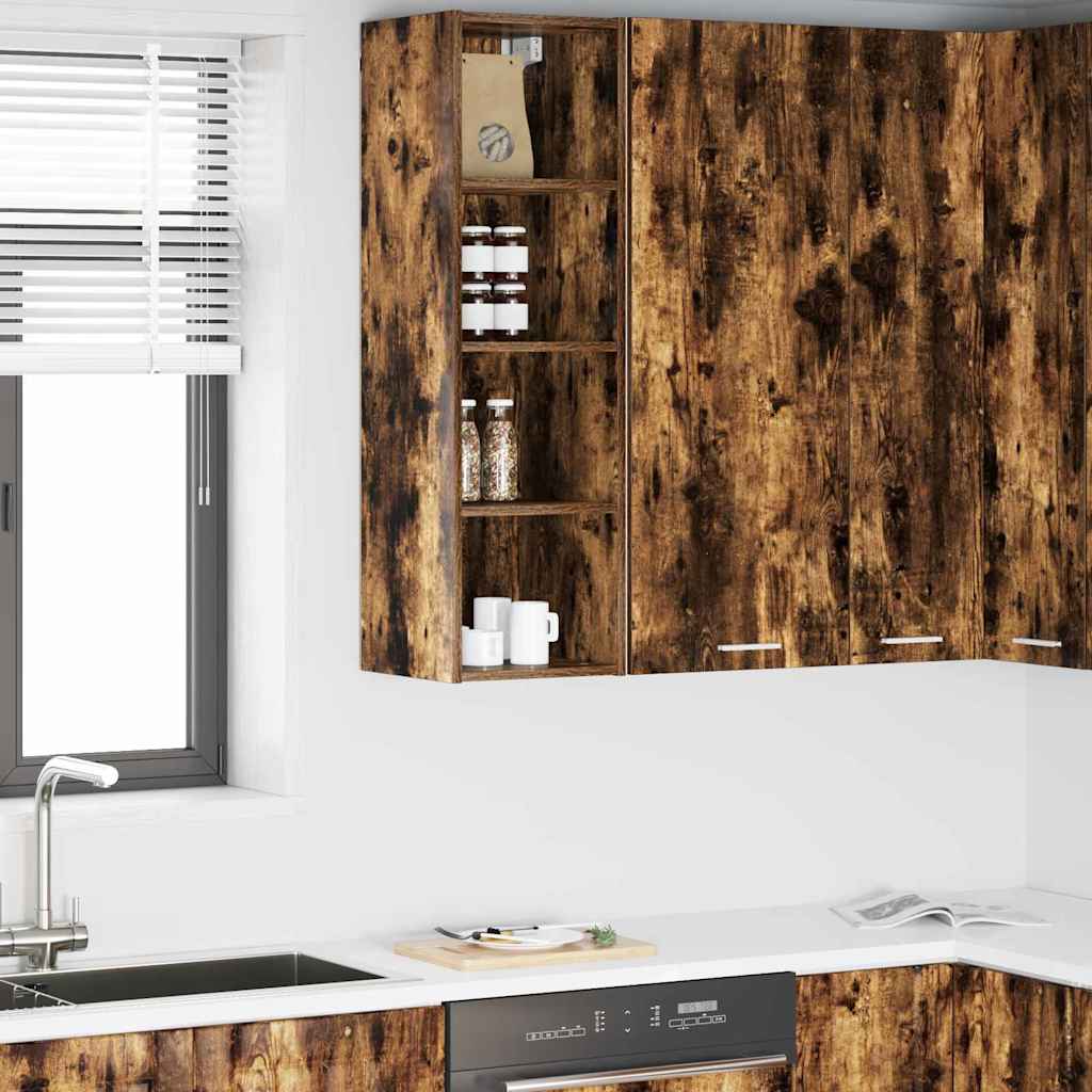 Hængeskab Riga Røget eg 30 x 29,5 x 100 cm Konstrueret træ