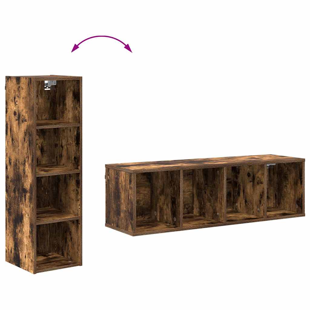 Hængeskab Riga Røget eg 30 x 29,5 x 100 cm Konstrueret træ