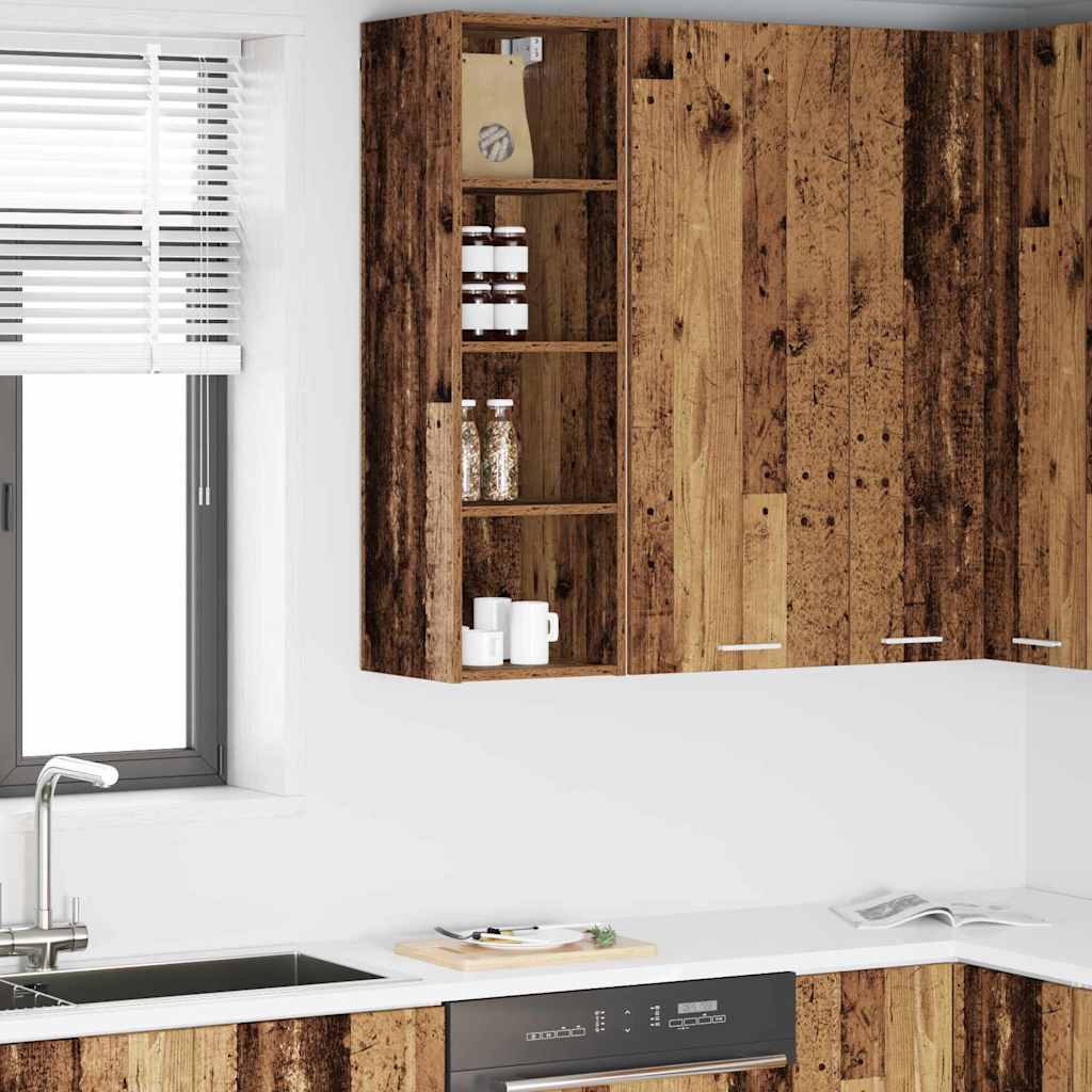 Hængeskab Riga Gammelt træ 30 x 29,5 x 100 cm Konstrueret træ