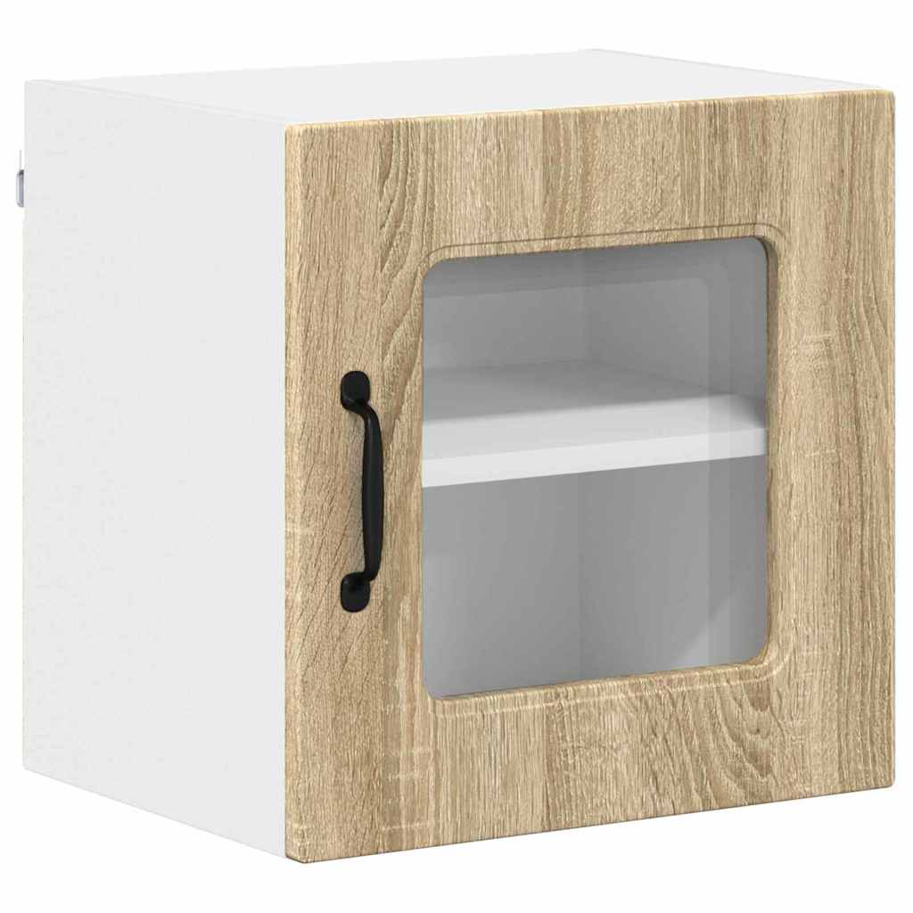 Køkkenskab 2 pcs Sonoma eg 40 x 31 x 40 cm Konstrueret træ