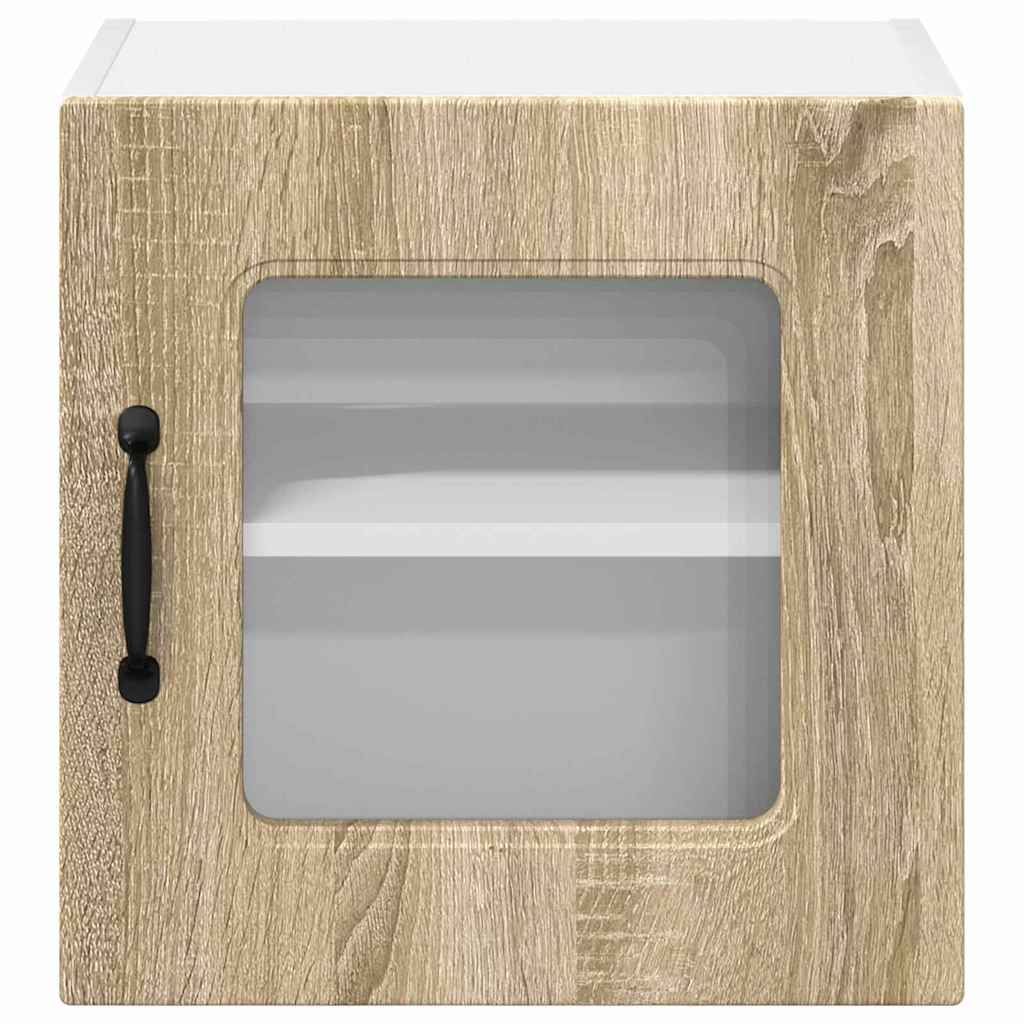 Køkkenskab 2 pcs Sonoma eg 40 x 31 x 40 cm Konstrueret træ