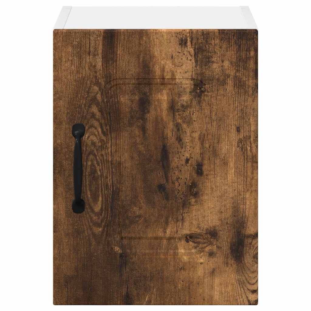 Køkkenskab 2 pcs Røget eg 30 x 31 x 40 cm Konstrueret træ