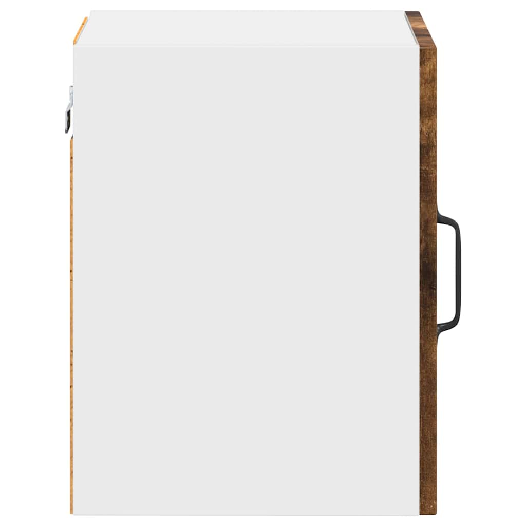 Køkkenskab 2 pcs Røget eg 30 x 31 x 40 cm Konstrueret træ