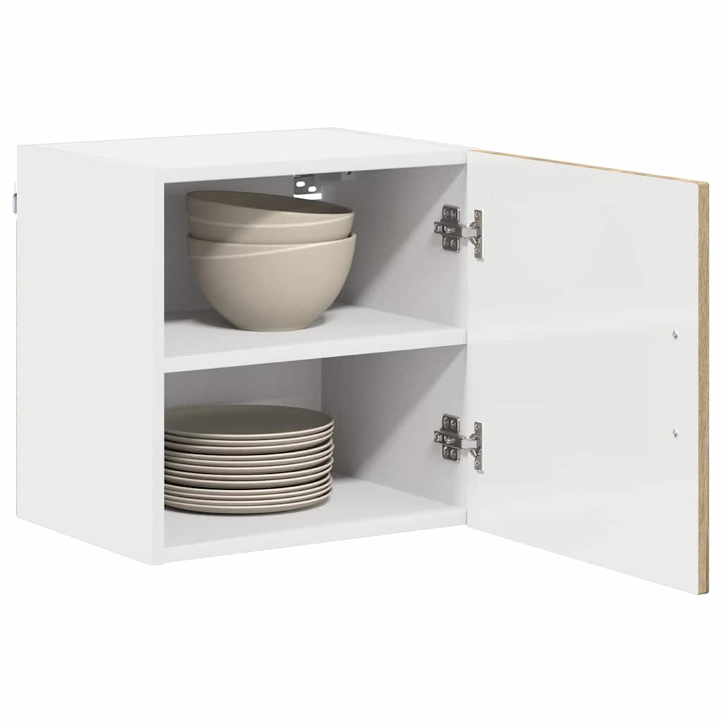 Køkkenskab 2 pcs Sonoma eg 40 x 31 x 40 cm Konstrueret træ