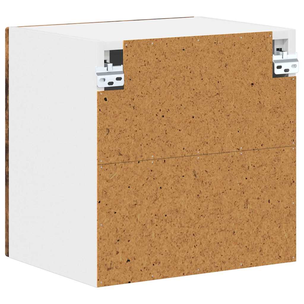 Køkkenskab 2 pcs Røget eg 40 x 31 x 40 cm Konstrueret træ