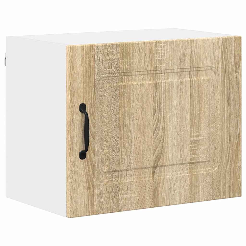 Køkkenskab 2 pcs Sonoma eg 50 x 31 x 40 cm Konstrueret træ
