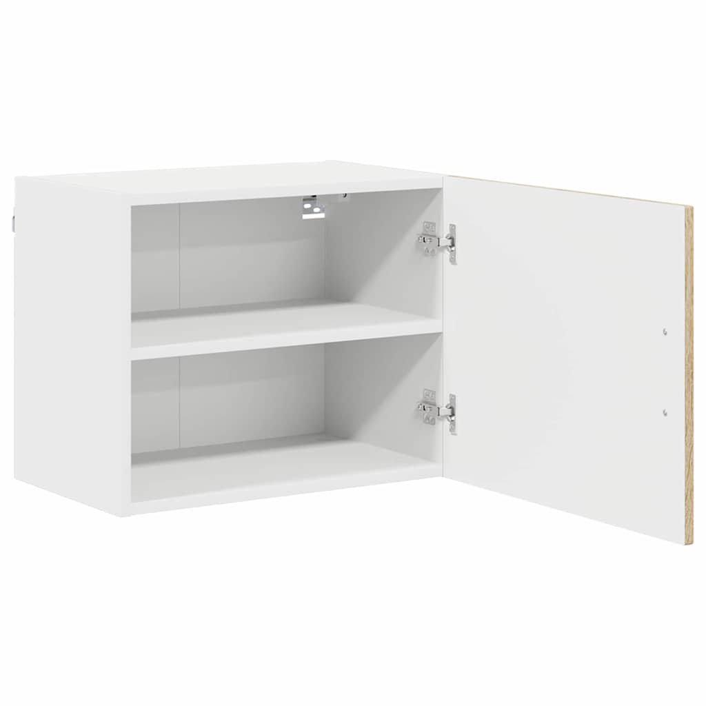 Køkkenskab 2 pcs Sonoma eg 50 x 31 x 40 cm Konstrueret træ