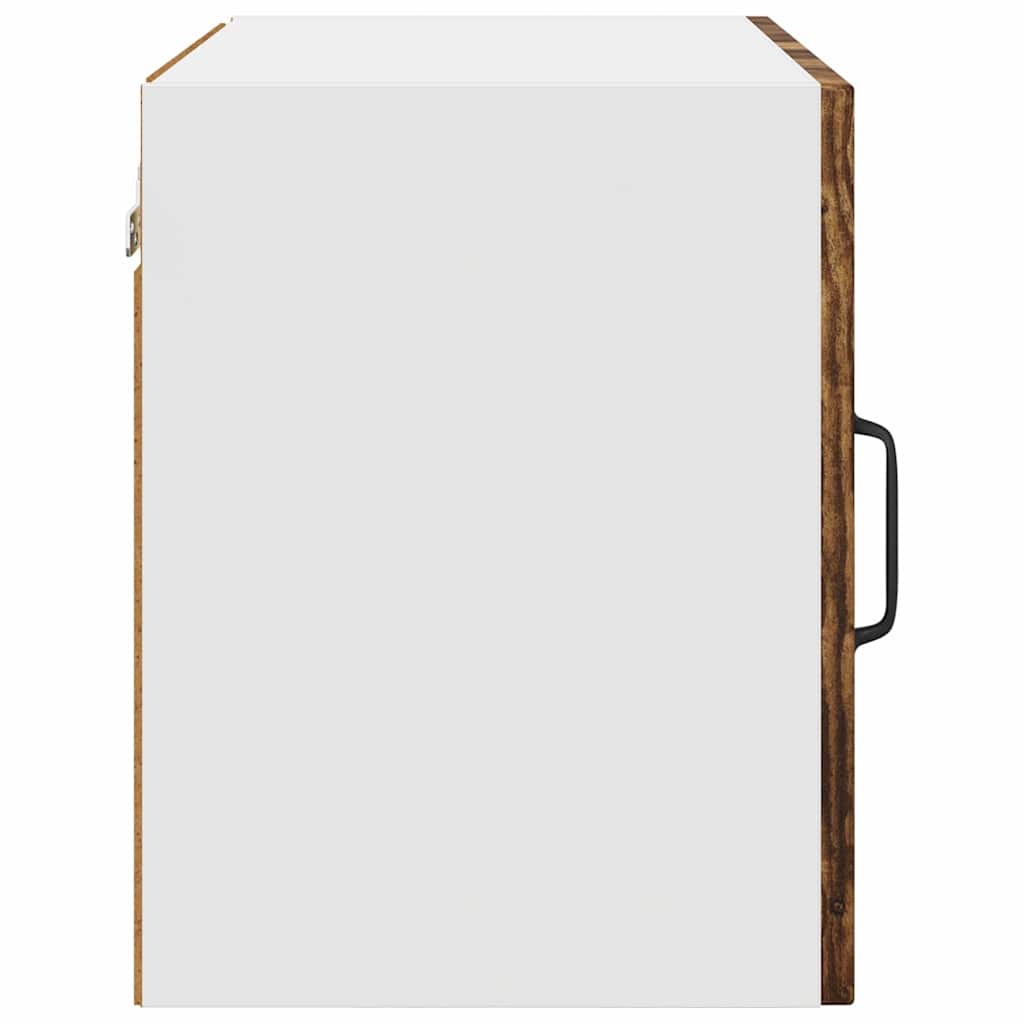 Køkkenskab 2 pcs Røget eg 50 x 31 x 40 cm Konstrueret træ